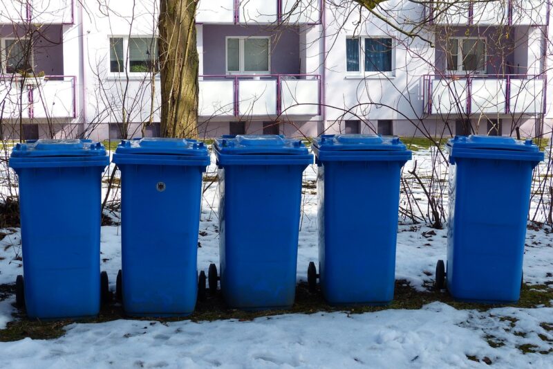 Winterwetter beeinträchtigt Abfallabfuhr