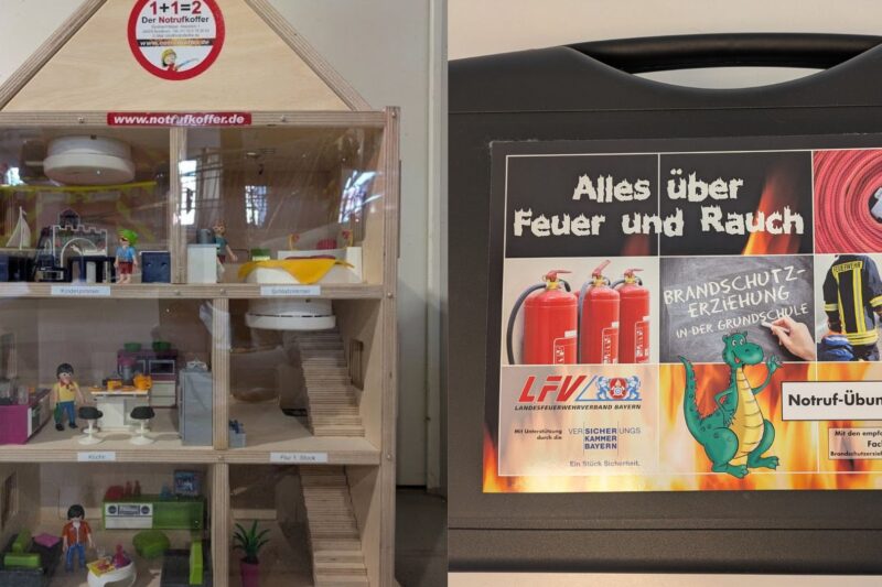 Rauchhaus für Bambini-Feuerwehr aus Stromberg angeschafft