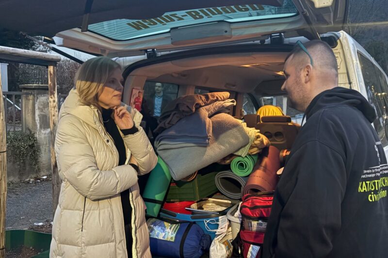 Julia Klöckner unterstützt Kältebus-Projekt für Obdachlose in Bad Kreuznach