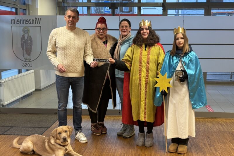 Sternsinger unterwegs in Winzenheim